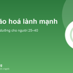Ăn gì để chống lão hoá? Cẩm nang dinh dưỡng cho người 25–40